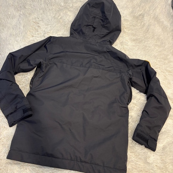 Burton Dryride Black Snowboard Jacket Youth Zipper Hooded Size Large - Picture 9 of 12